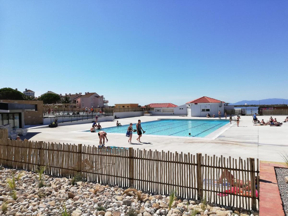 Appartement Tout Confort A Cap Coudalere Avec Vue Magnifique Sur Le Canigou Au Bord Du Lac - Check In Automatise - Parking Gratuit - Aire De Jeux D'Enfants - Le Barcarès Exterior foto