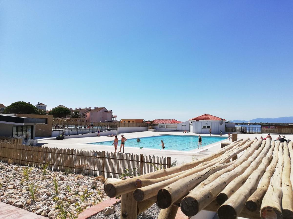 Appartement Tout Confort A Cap Coudalere Avec Vue Magnifique Sur Le Canigou Au Bord Du Lac - Check In Automatise - Parking Gratuit - Aire De Jeux D'Enfants - Le Barcarès Exterior foto